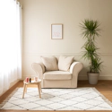 Fauteuil love seat beige OSCAR