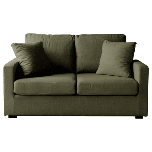 Canapé droit 2 places vert...