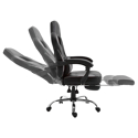 Fauteuil de bureau gamer noir et gris LINK