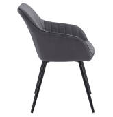 Lot de 2 chaises en velours...