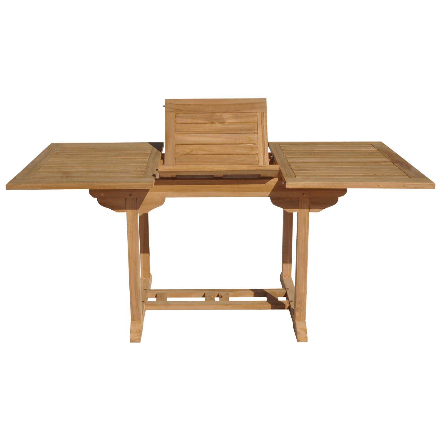 Teak tuinmeubelen LOMBOK - rechthoekige uitschuifbare tafel - 6 zitplaatsen