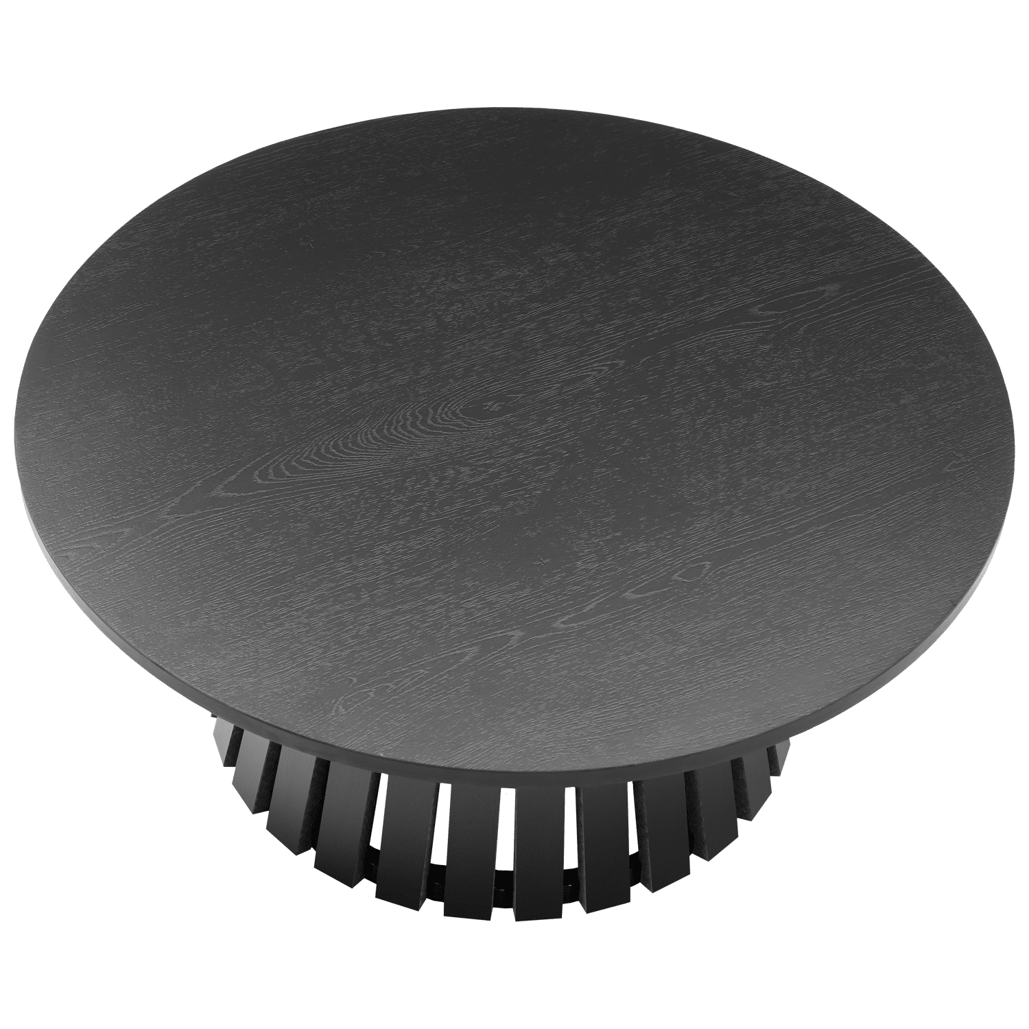 LIV Tavolino rotondo 80cm in stile scandinavo nero