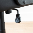 Silla gaming de oficina color negro y gris CRASH