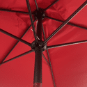 HAPUNA guarda-chuva reto retangular 2x3m vermelho