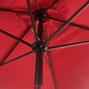 HAPUNA guarda-chuva reto retangular 2x3m vermelho