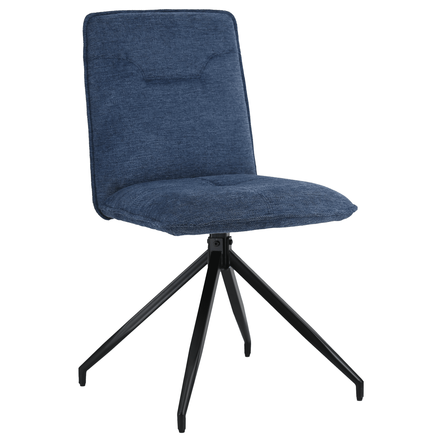 Lot de 2 chaises en tissu bleu AREN