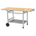 COOK'IN GARDEN - Carrito de madera y metal para plancha GRANDI XL