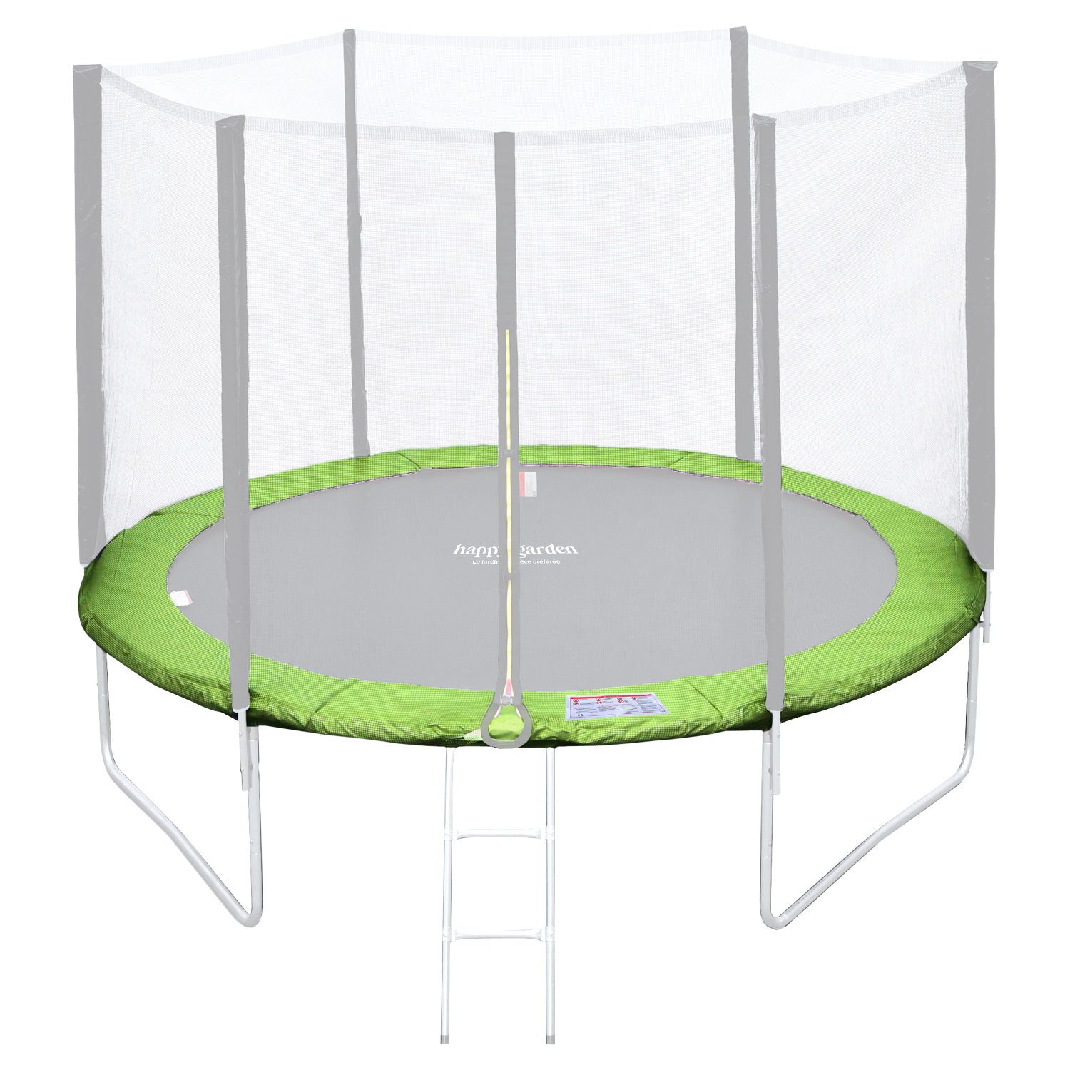  Umkehrbare Schutzmatte für Trampolin Ø305cm ADELAÏDE - grün/blau