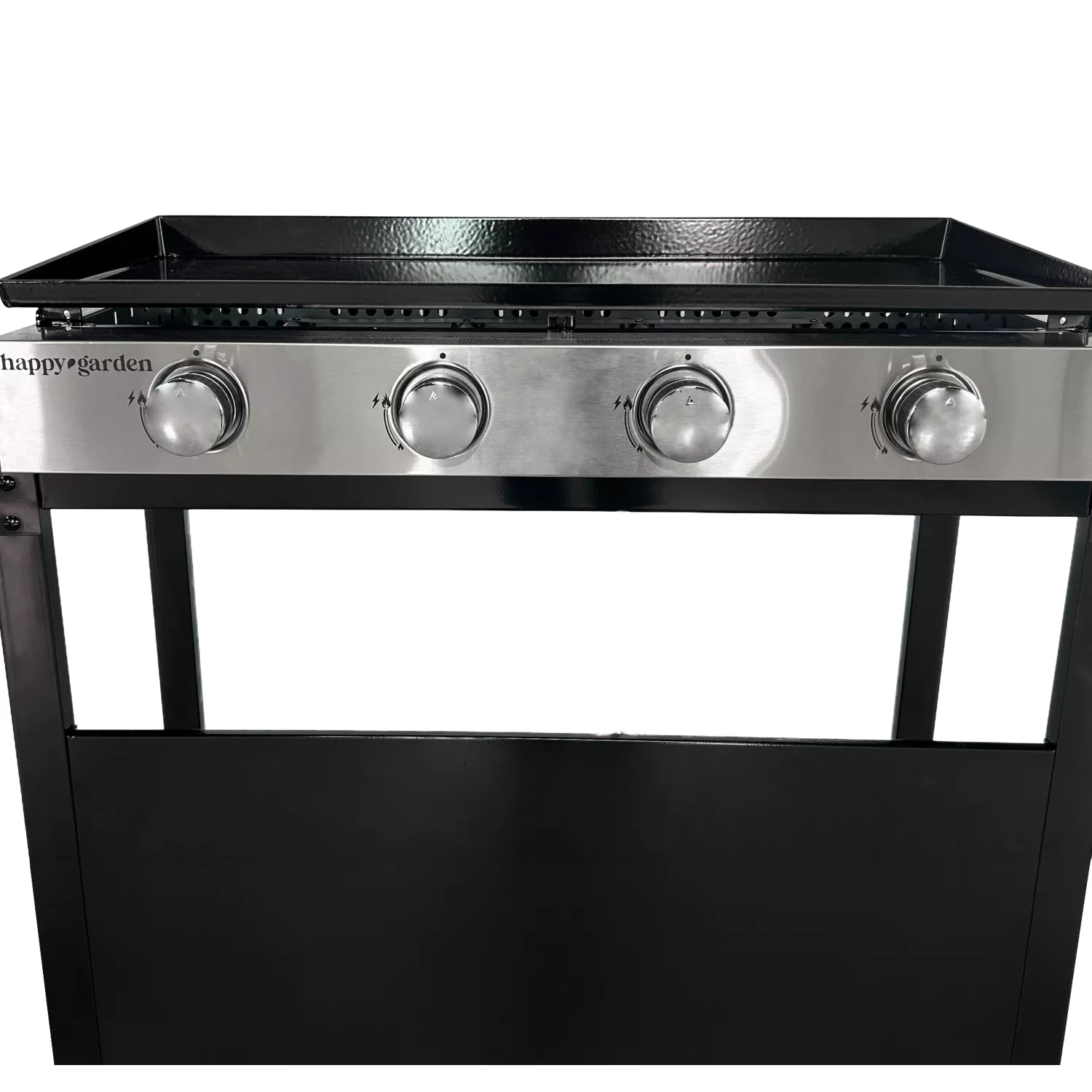 Plancha au gaz MÉRIDA 4 brûleurs + chariot