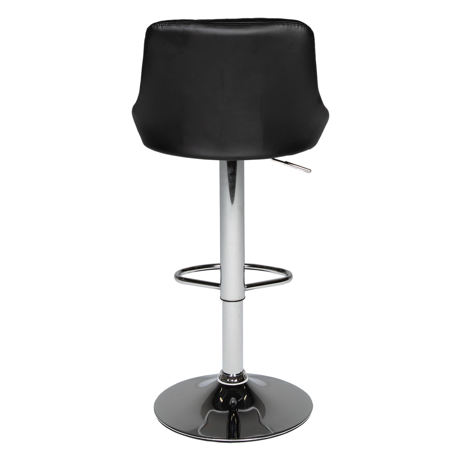 Lot de 2 tabourets de bar noir JASPER