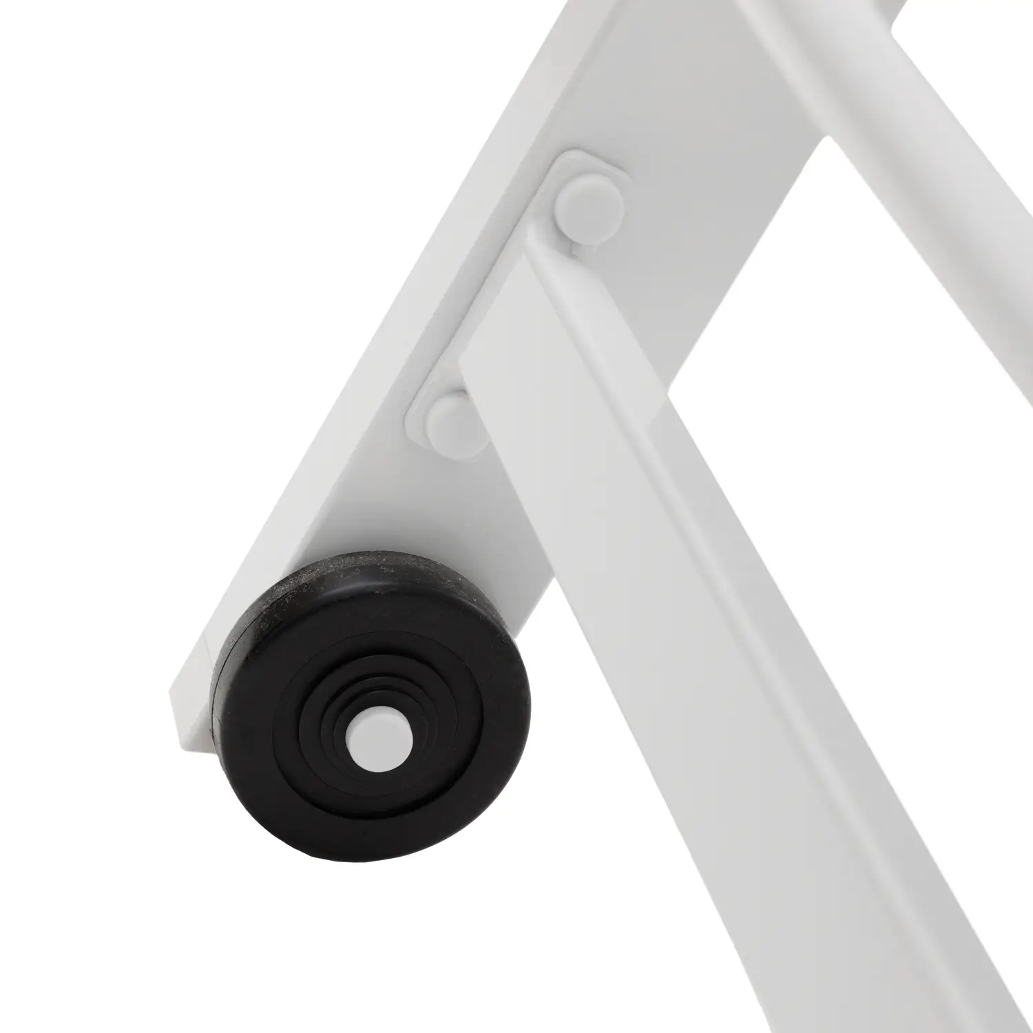 Bain de soleil en textilène blanc - aluminium blanc