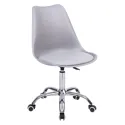 Chaise de bureau réglable en hauteur grise - Happy Garden