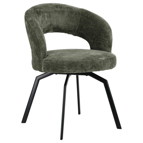 Silla de chenilla verde EHBA