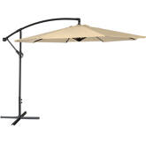 Parasol déporté rond 3m de...