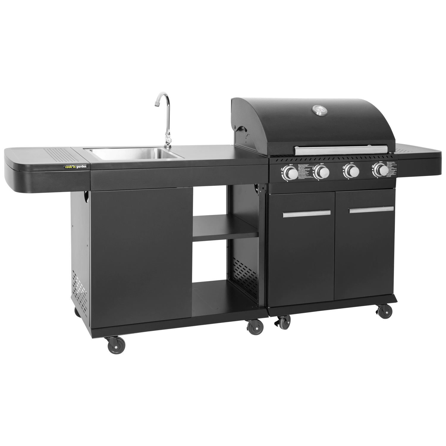 Cook'in Garden - Modulaire buitenkeuken FYRA - 4 branders