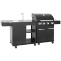 Cook'in Garden - Cozinha Modular exterior FYRA - 4 queimadores