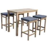 Mesa de apoio de 4 lugares...
