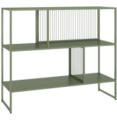 Étagère en métal vert kaki