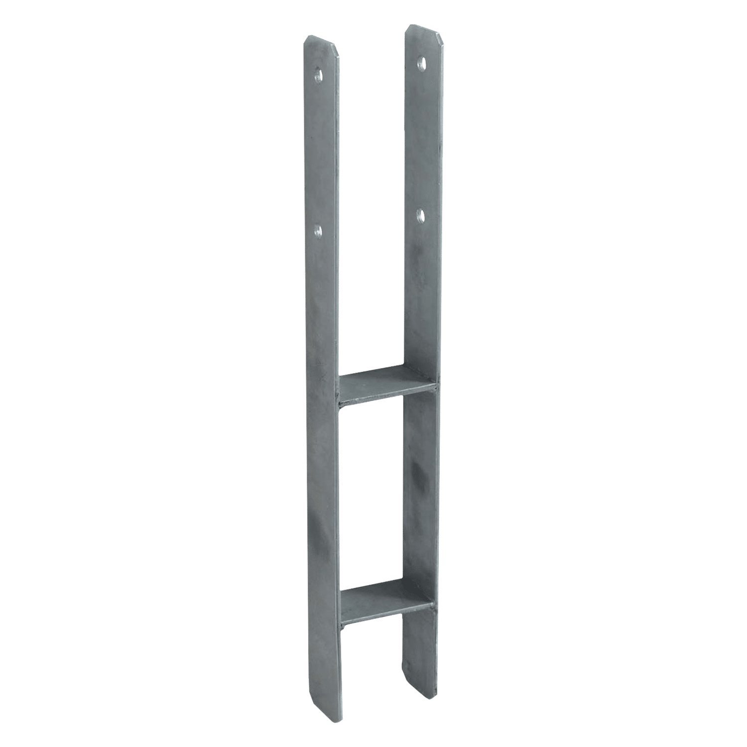 CERLAND - Support à sceller H avec vis pour poteau 90x90mm