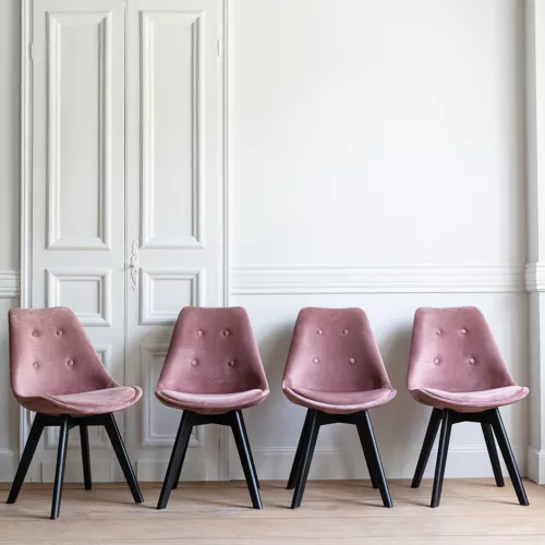 Conjunto de 4 cadeiras de...