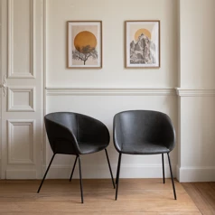 Conjunto de 2 cadeiras em...