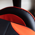 Fauteuil de bureau gamer noir et rouge GORDON