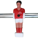 Futbolin 120cm blanco y madera