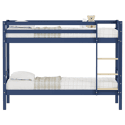 Kinderstapelbed 190x90cm donkerblauw AMBER