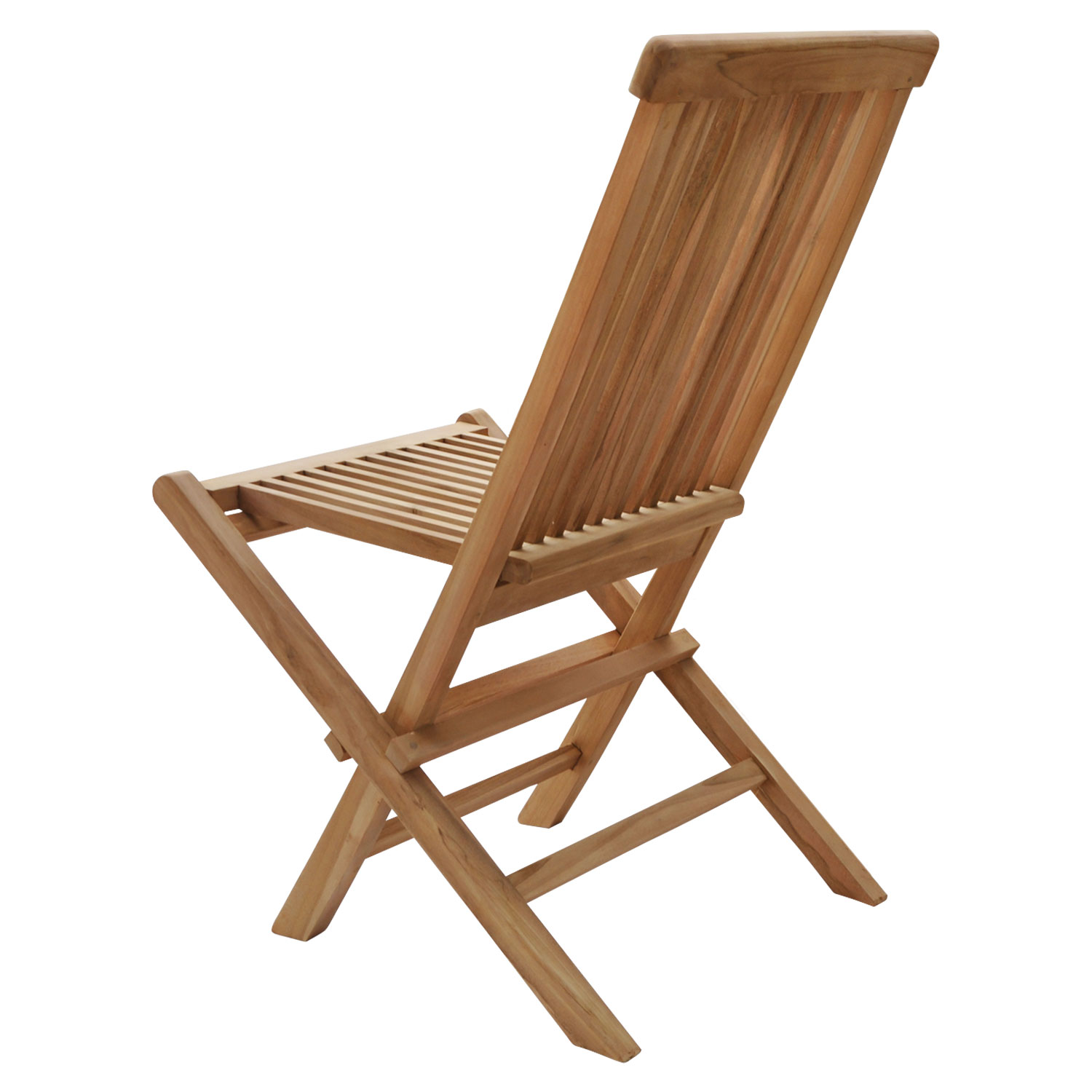 Set van 8 LOMBOK teakhouten tuinstoelen