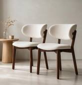 Lot de 2 chaises en bois...
