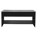 Table basse avec plateau relevable noire HEDDA