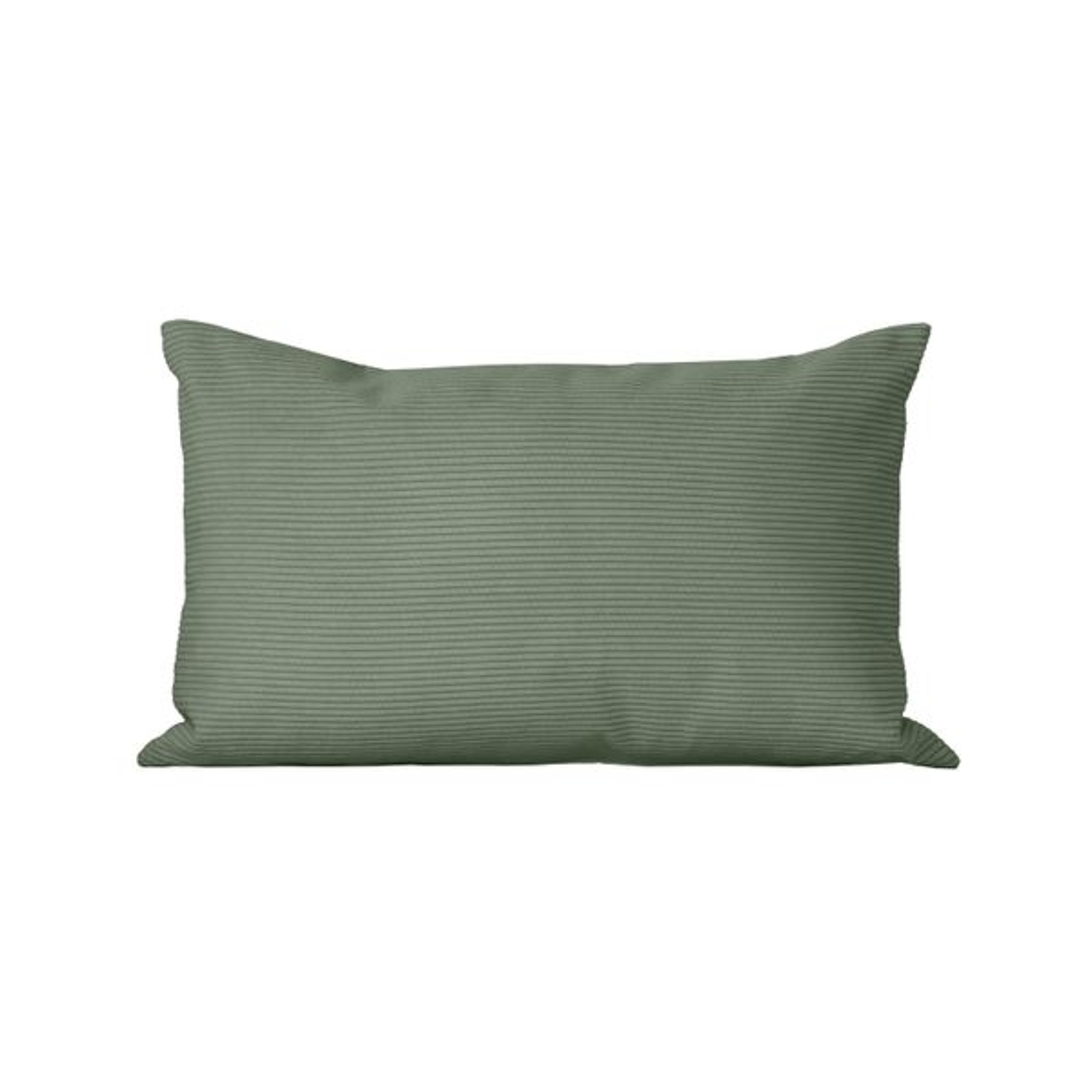 Cojín rectangular 30x50cm pana verde Dune