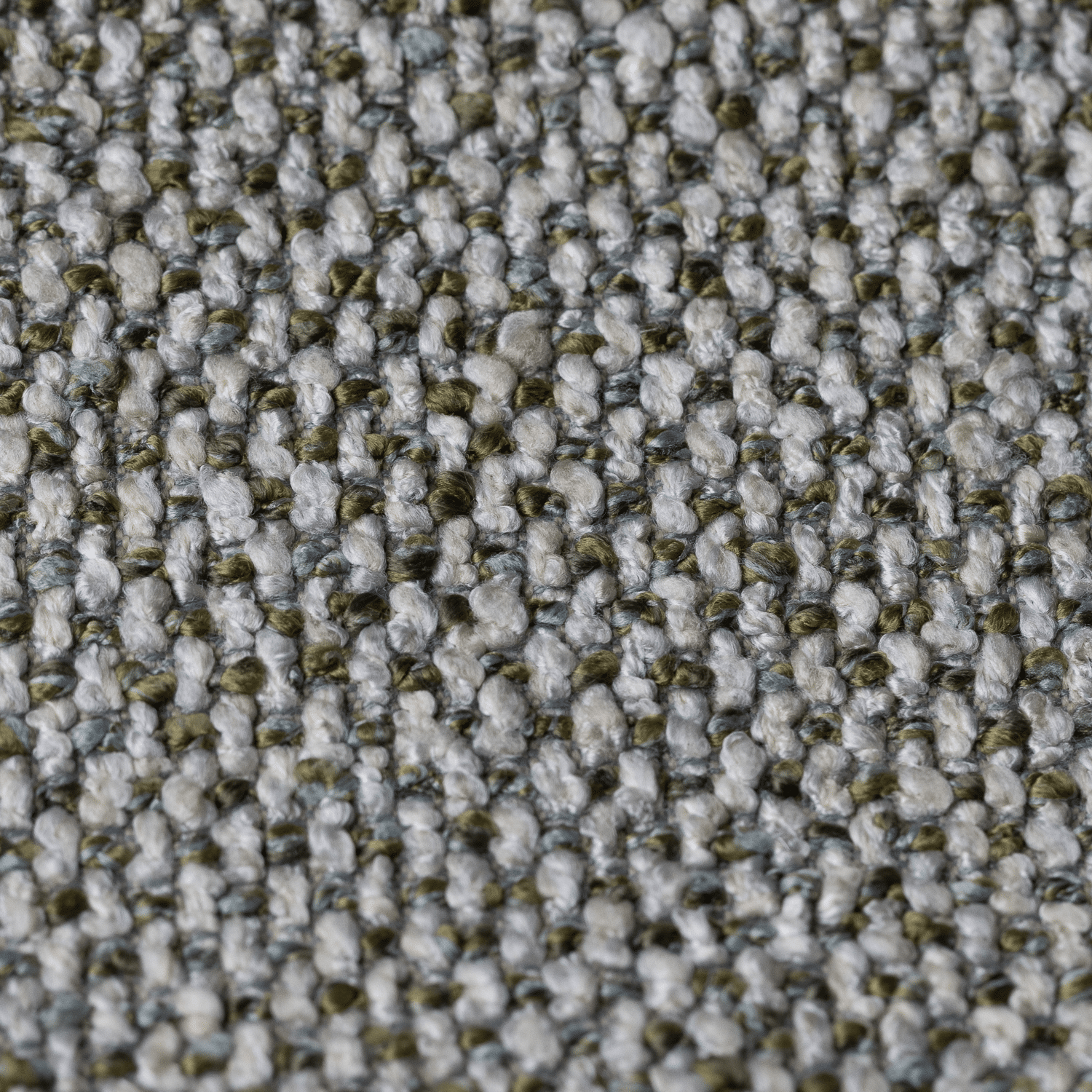 Cadeirão em tecido mosqueado verde SACHA