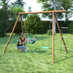 SOULET - Portique en bois 4...