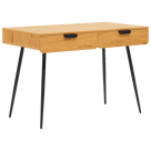 Bureau en bois 2 tiroirs
