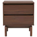 Table de chevet en bois foncé SARAH