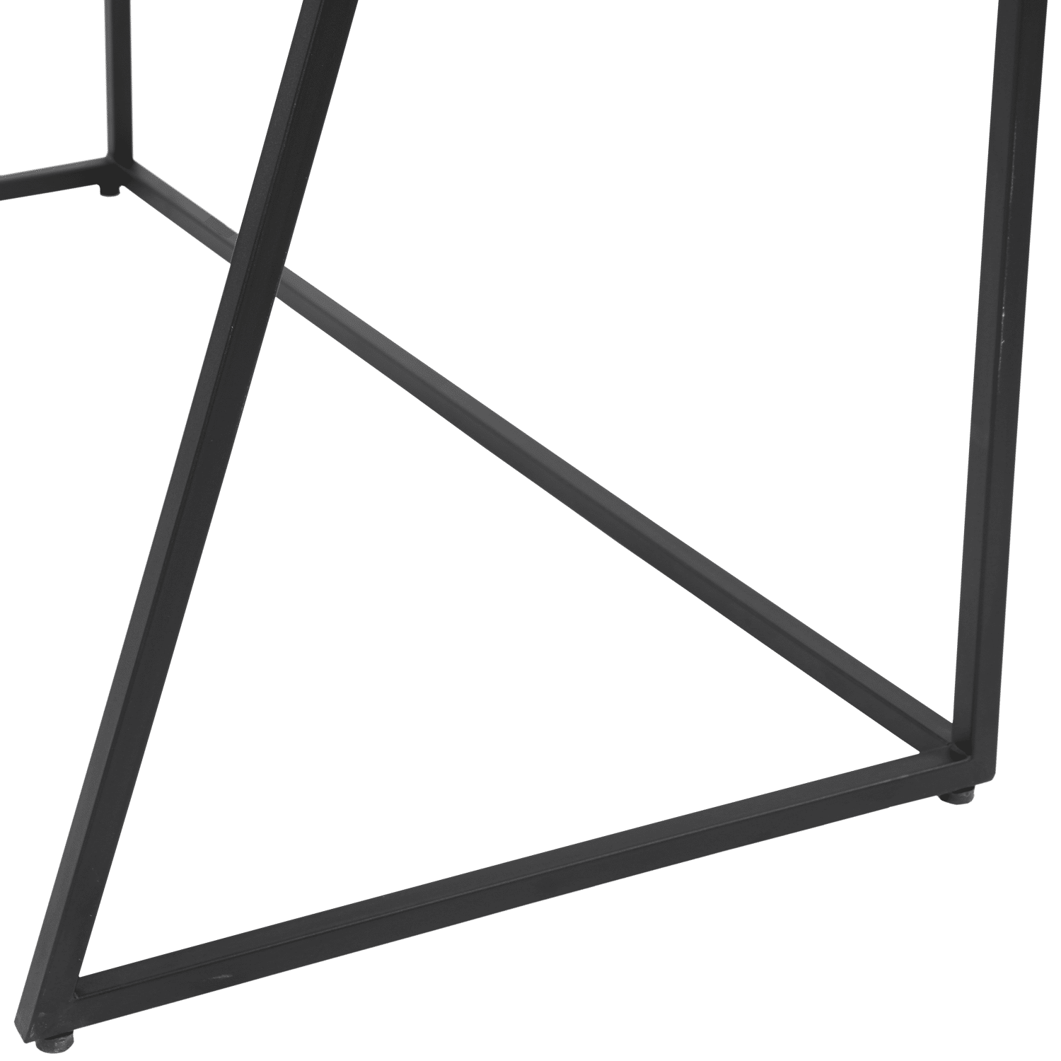 Houten en zwart bureau CHARLES