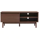 Meuble TV en bois foncé 120cm SARAH