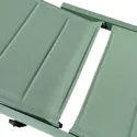 Lot de 2 bains de soleil en textilène vert sauge - aluminium vert sauge