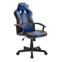 Gamer-Bürostuhl in Schwarz und Blau CRASH