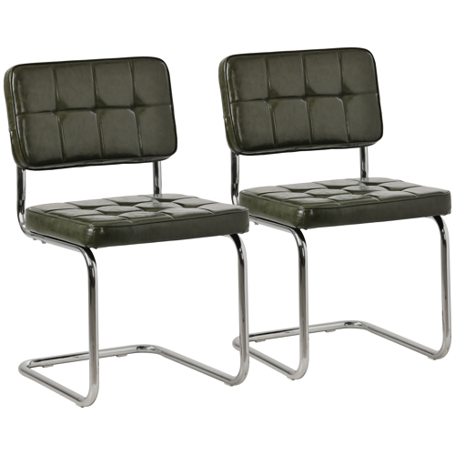 Lot de 2 chaises cantilever...