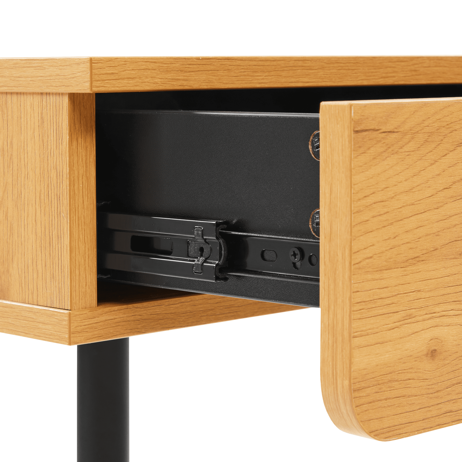 Houten bureau 2 laden LOUIS
