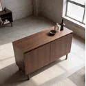 Buffet en bois foncé 120cm