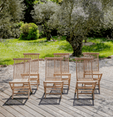Set di 6 sedie da giardino...