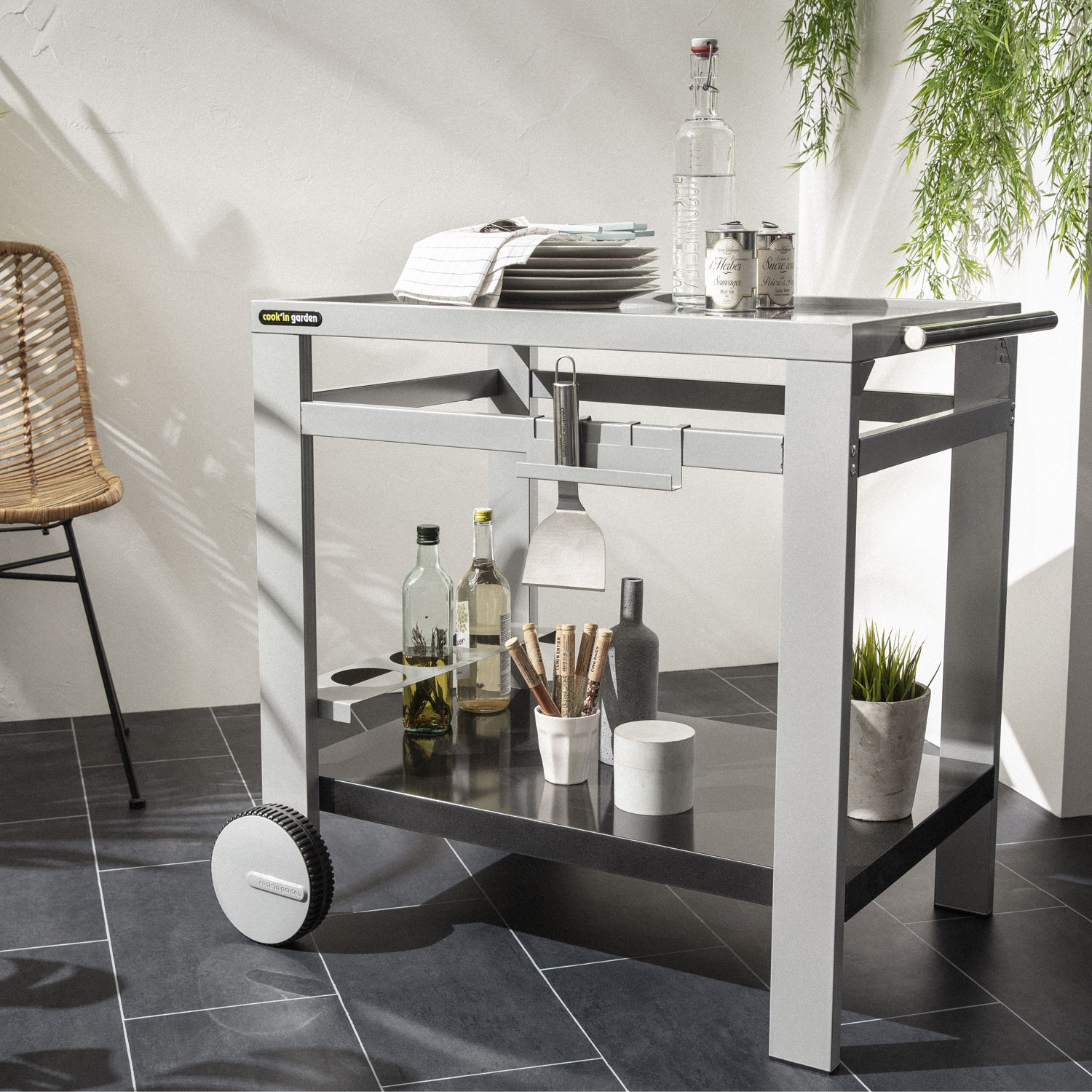 Cook'in Garden - MEDIA M dressoir voor plancha