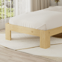 Houten bed met hoofdbord 90x190cm FINN