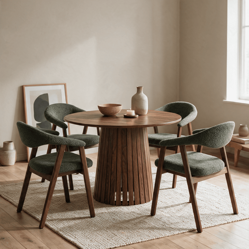 Mesa de jantar redonda de... - Happy Garden