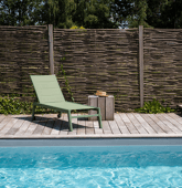 Bain de soleil en textilène...