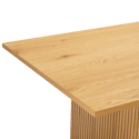 Conjunto de mesa e 2 bancos ALMA estilo escandinavo de 180 cm