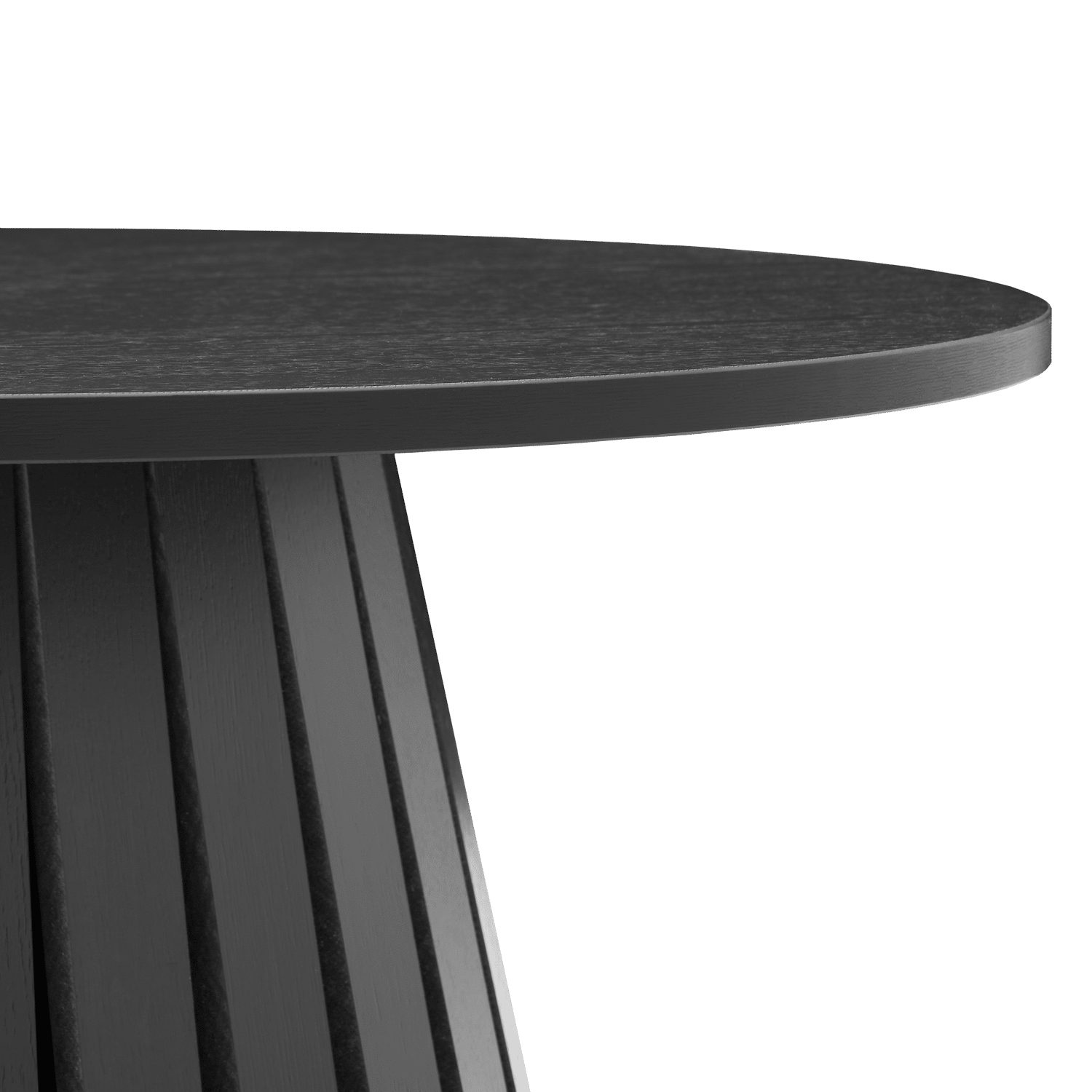 LIV Scandinavische stijl ronde 80cm salontafel zwart